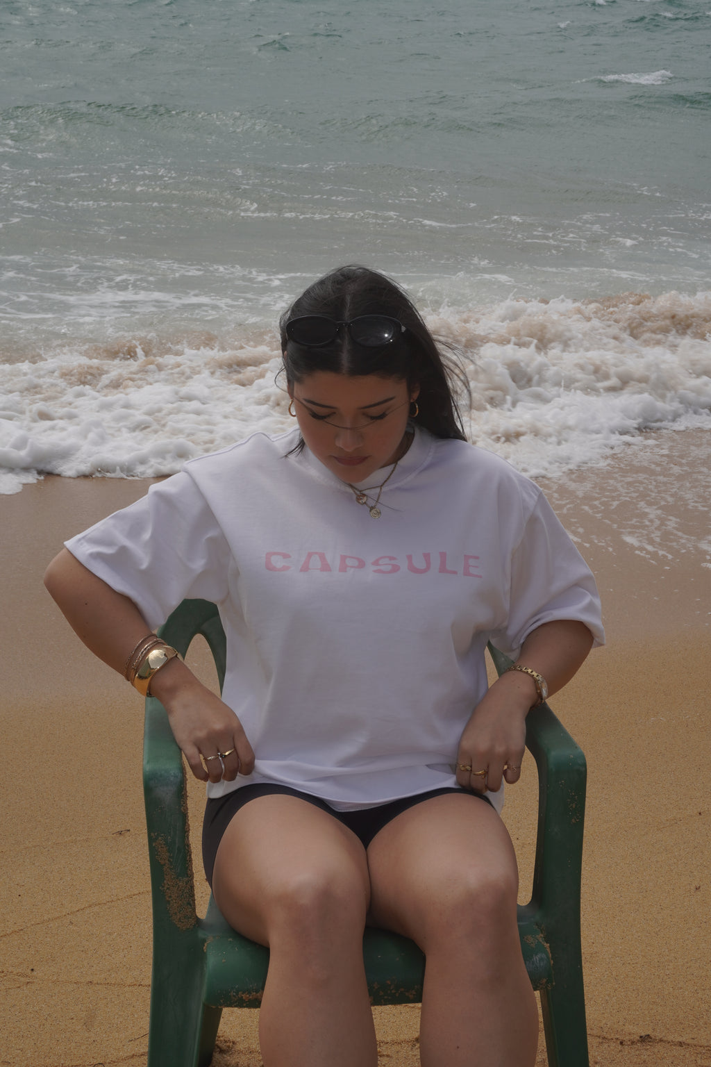Capsule Tee - Coral