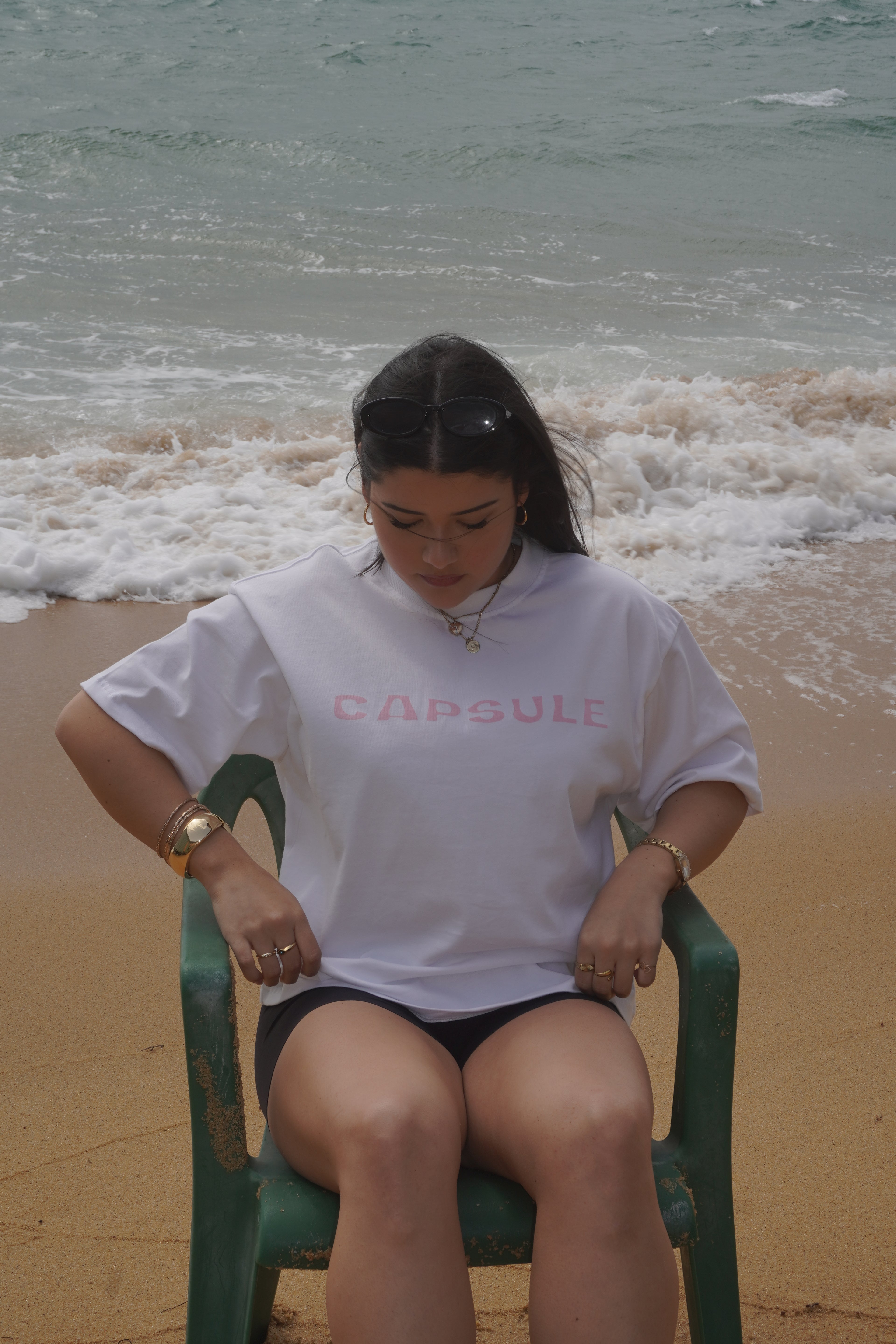 Capsule Tee - Coral