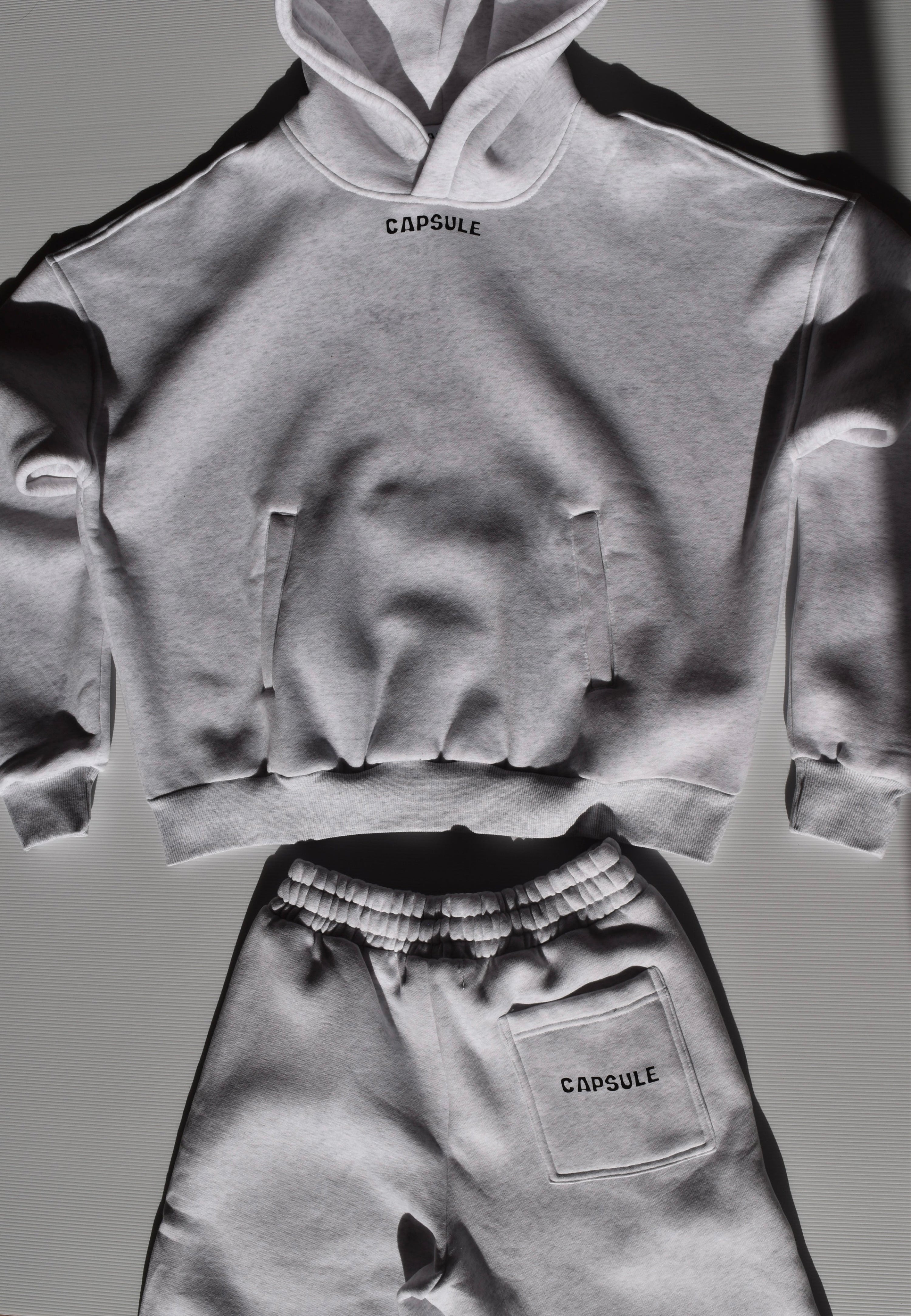 Grey Hoodie + Tracksuit SS1 Set