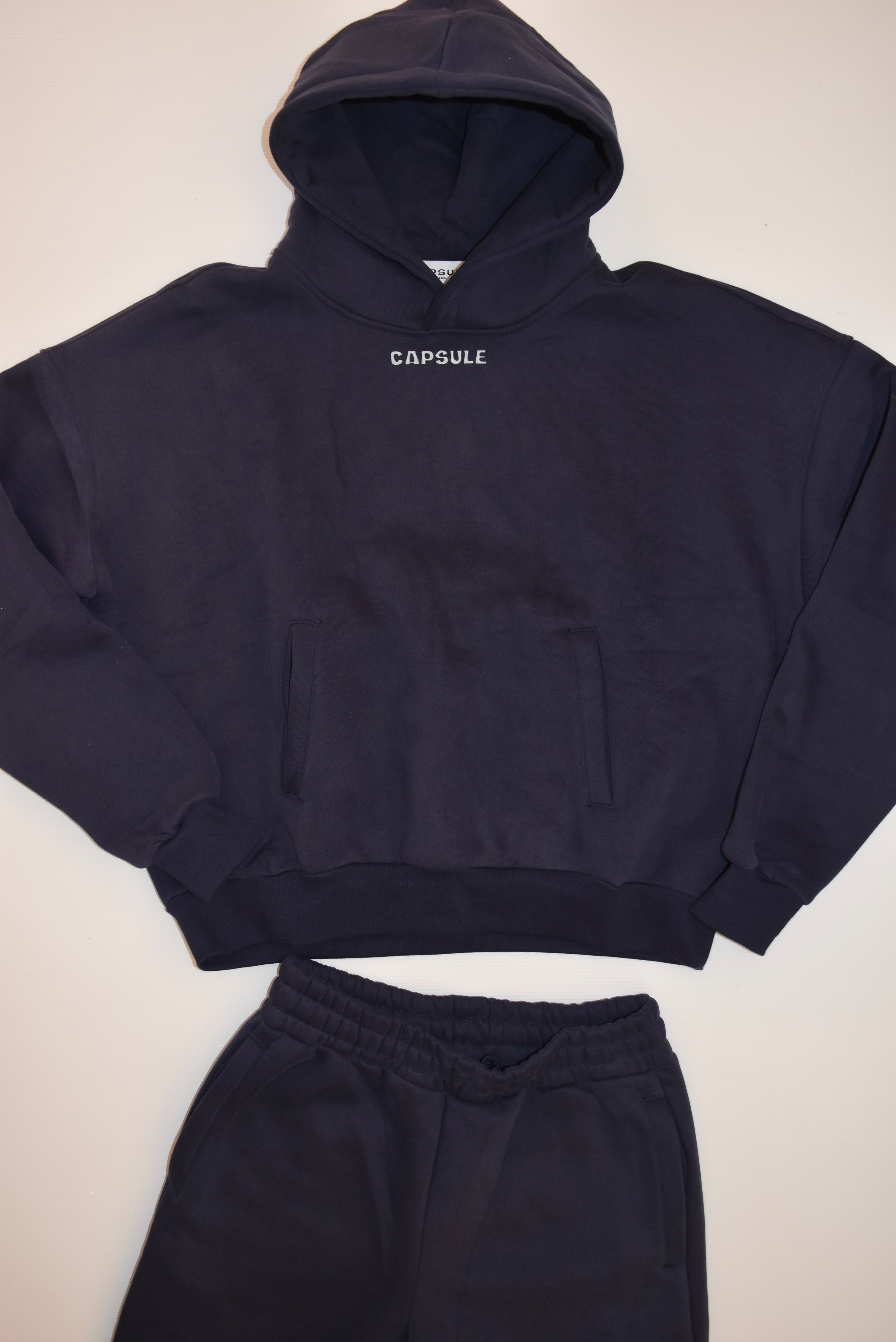Deep Navy Hoodie + Tracksuit Deep Tones Set