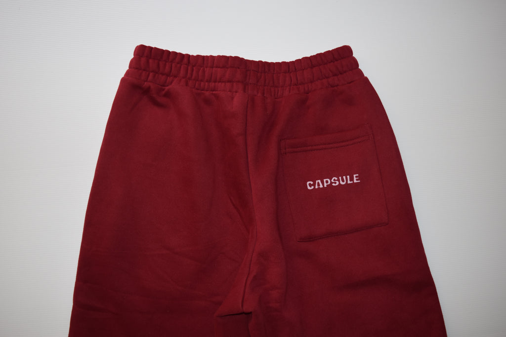 Wine Red Tracksuit Pants SS1