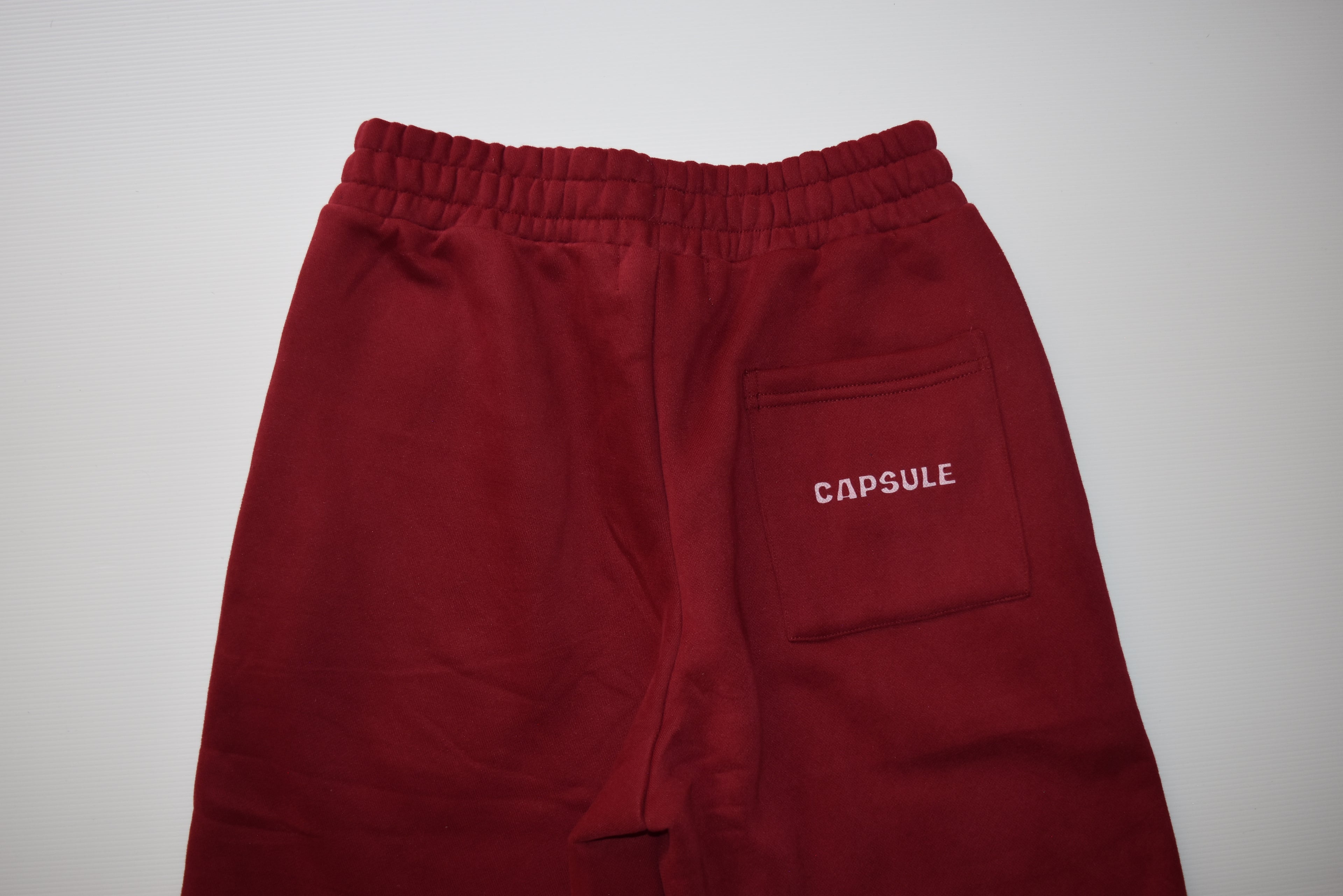 Wine Red Tracksuit Pants SS1