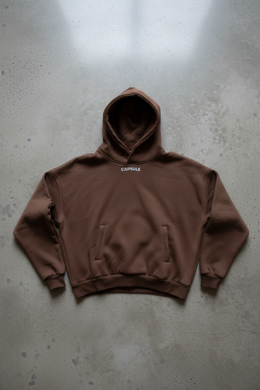 Brown Hoodie SS1