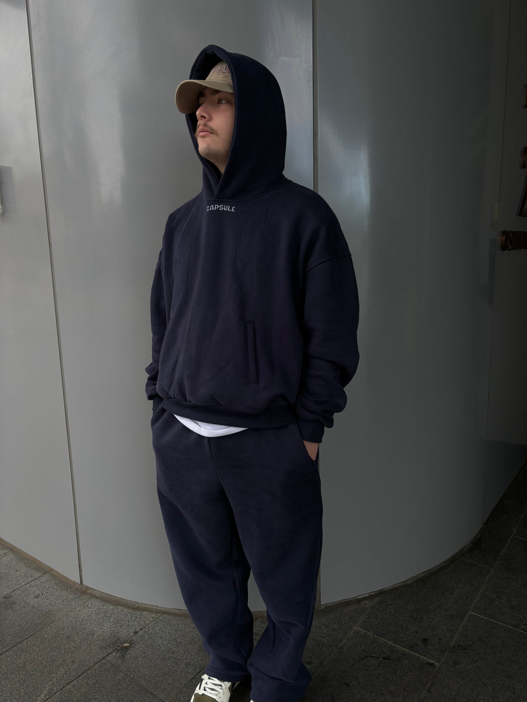 Deep Navy Hoodie + Tracksuit Deep Tones Set