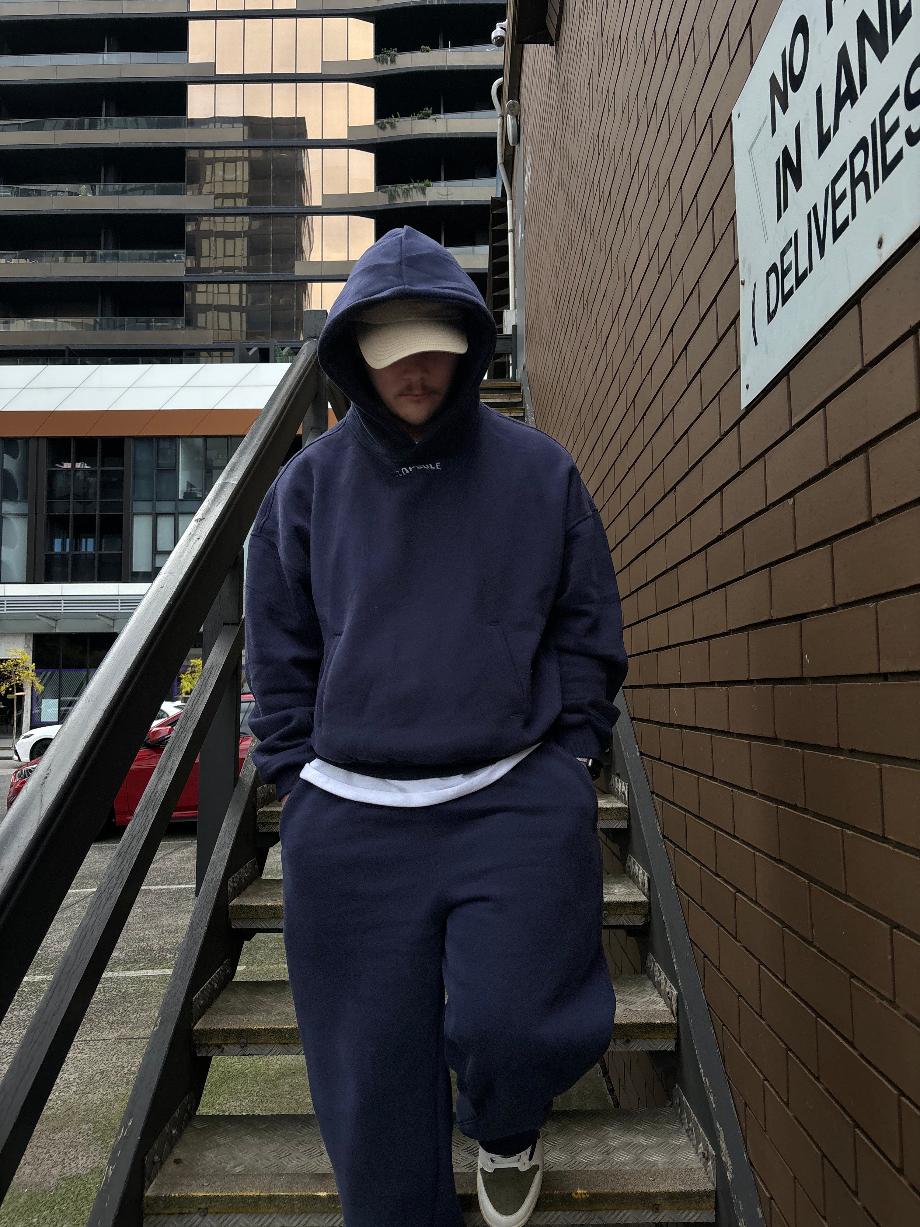 Deep Navy Hoodie + Tracksuit Deep Tones Set