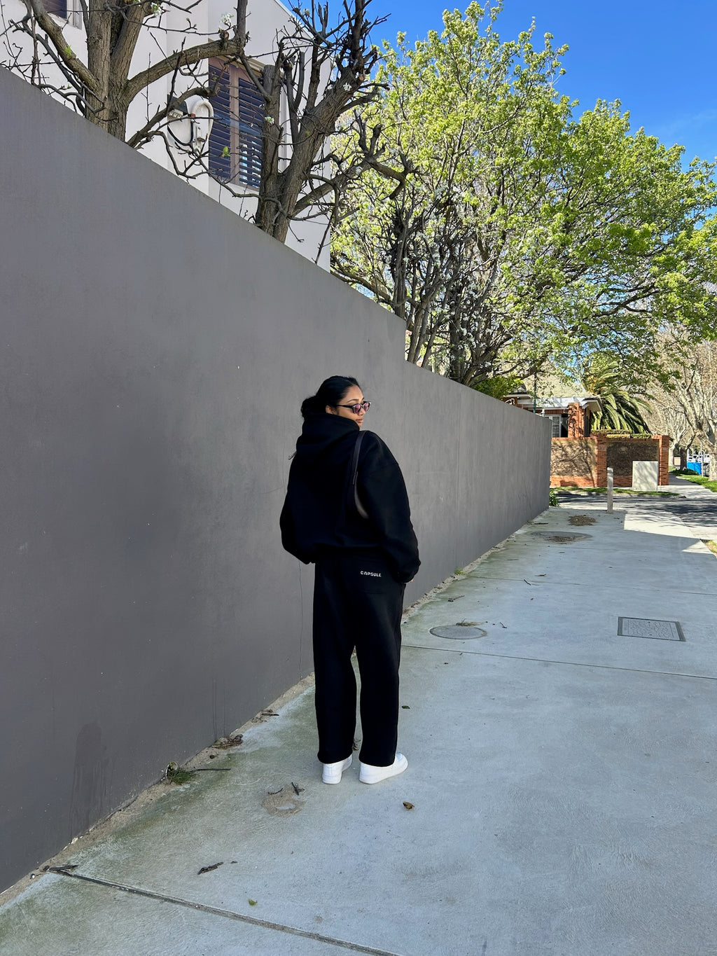 Black Hoodie + Tracksuit SS1 Set