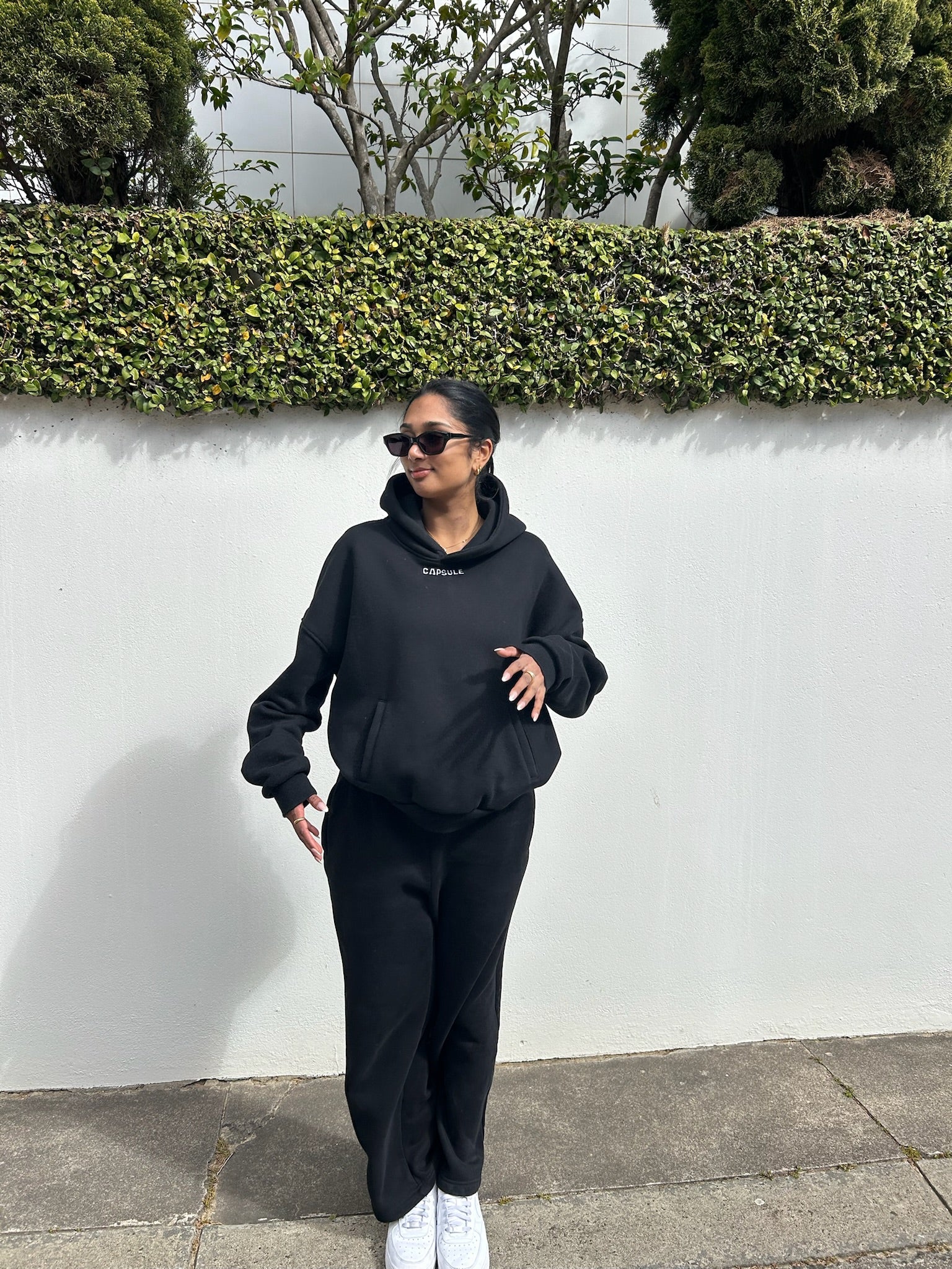 Black Hoodie + Tracksuit SS1 Set