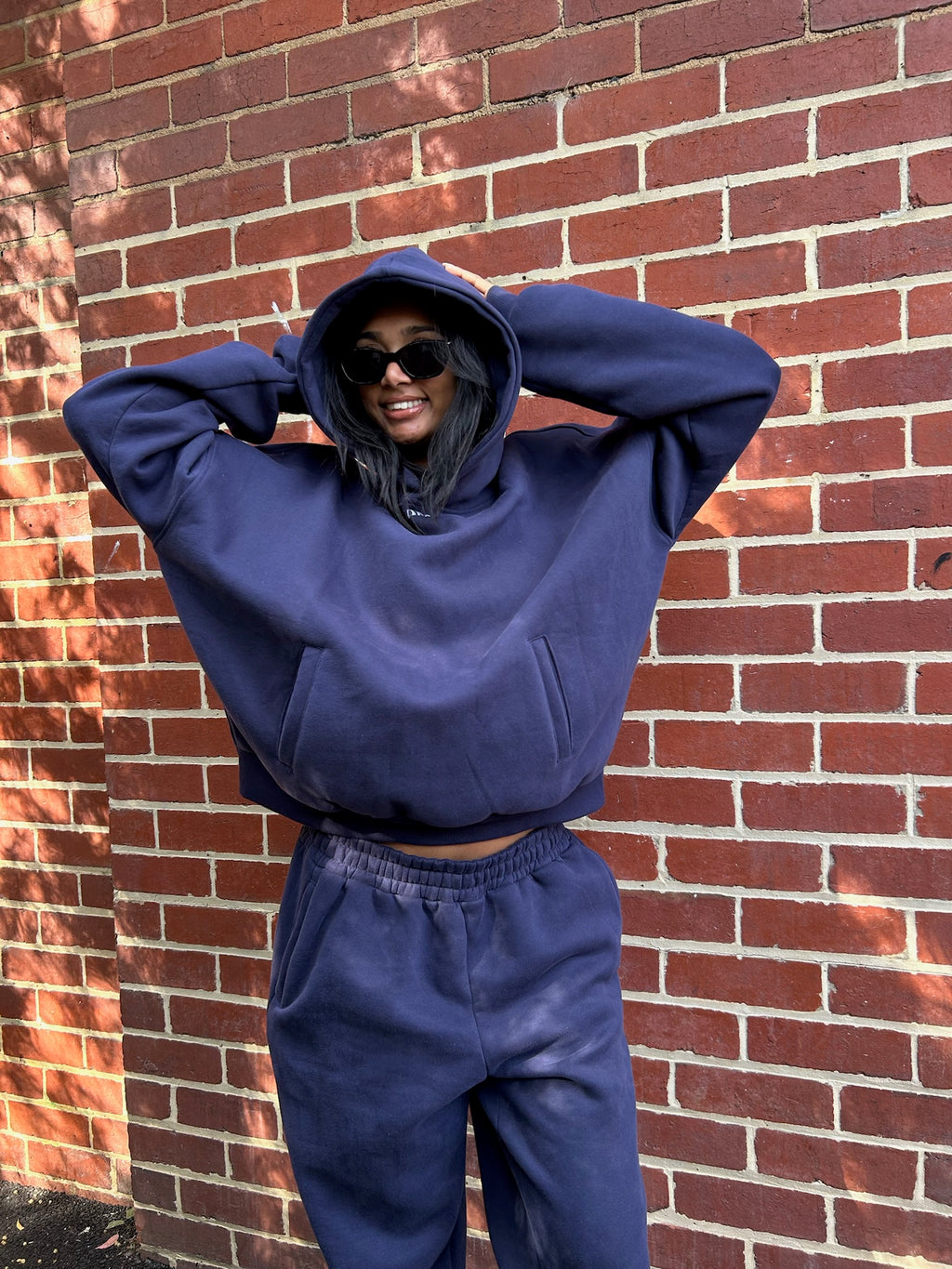 Deep Navy Hoodie + Tracksuit Deep Tones Set