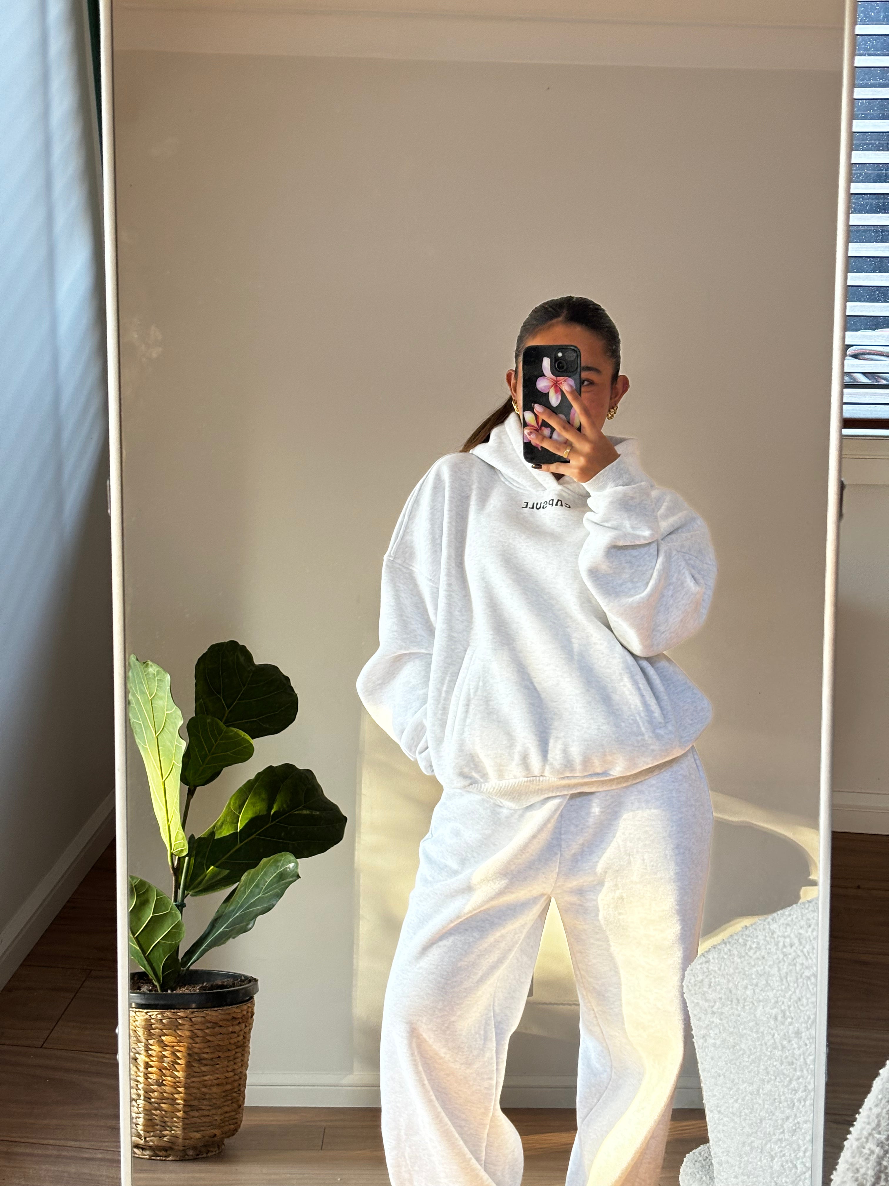 Grey Hoodie + Tracksuit SS1 Set