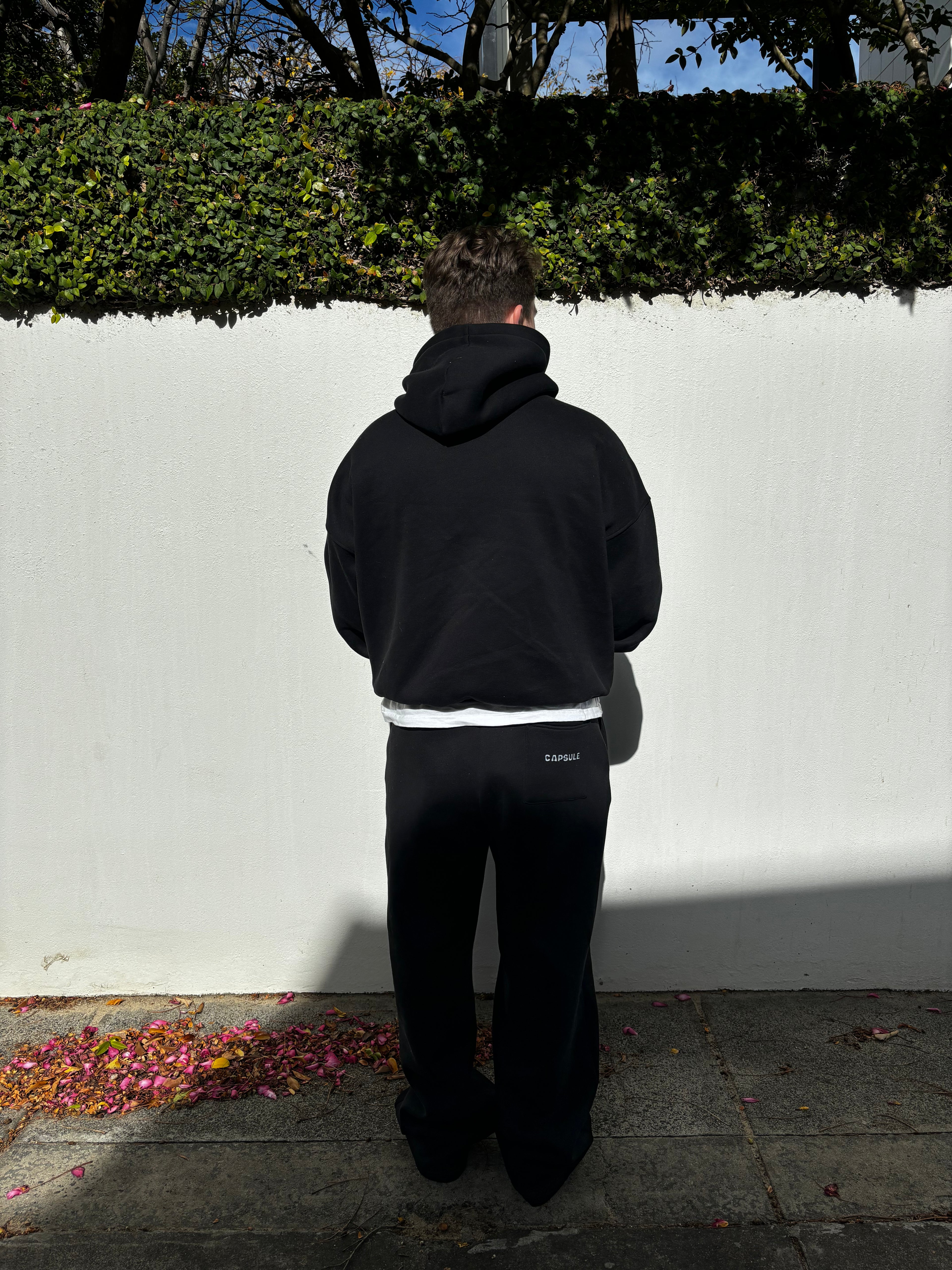 Black Hoodie + Tracksuit SS1 Set